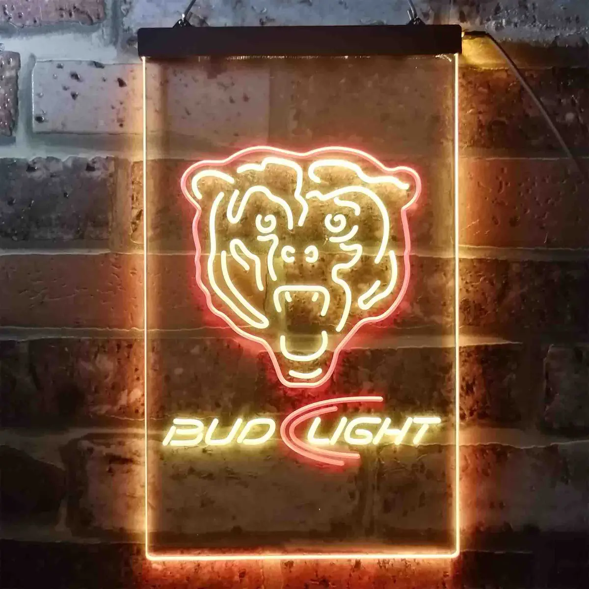 Chicago Bears Bud Light Neon-Like Led Sign 7