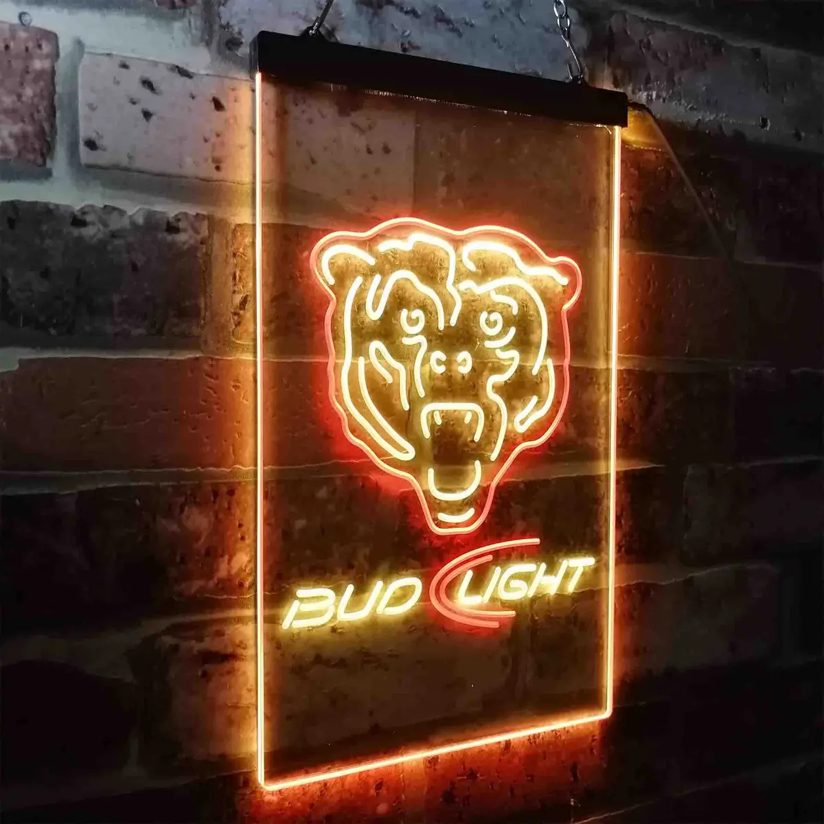 Chicago Bears Bud Light Neon-Like Led Sign 20