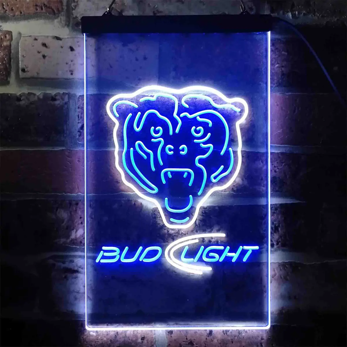 Chicago Bears Bud Light Neon-Like Led Sign 2