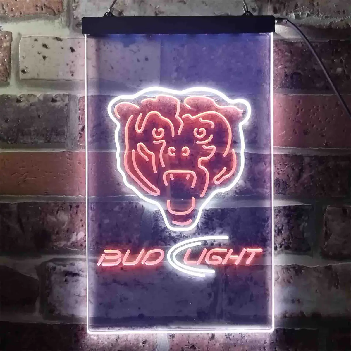 Chicago Bears Bud Light Neon-Like Led Sign 4
