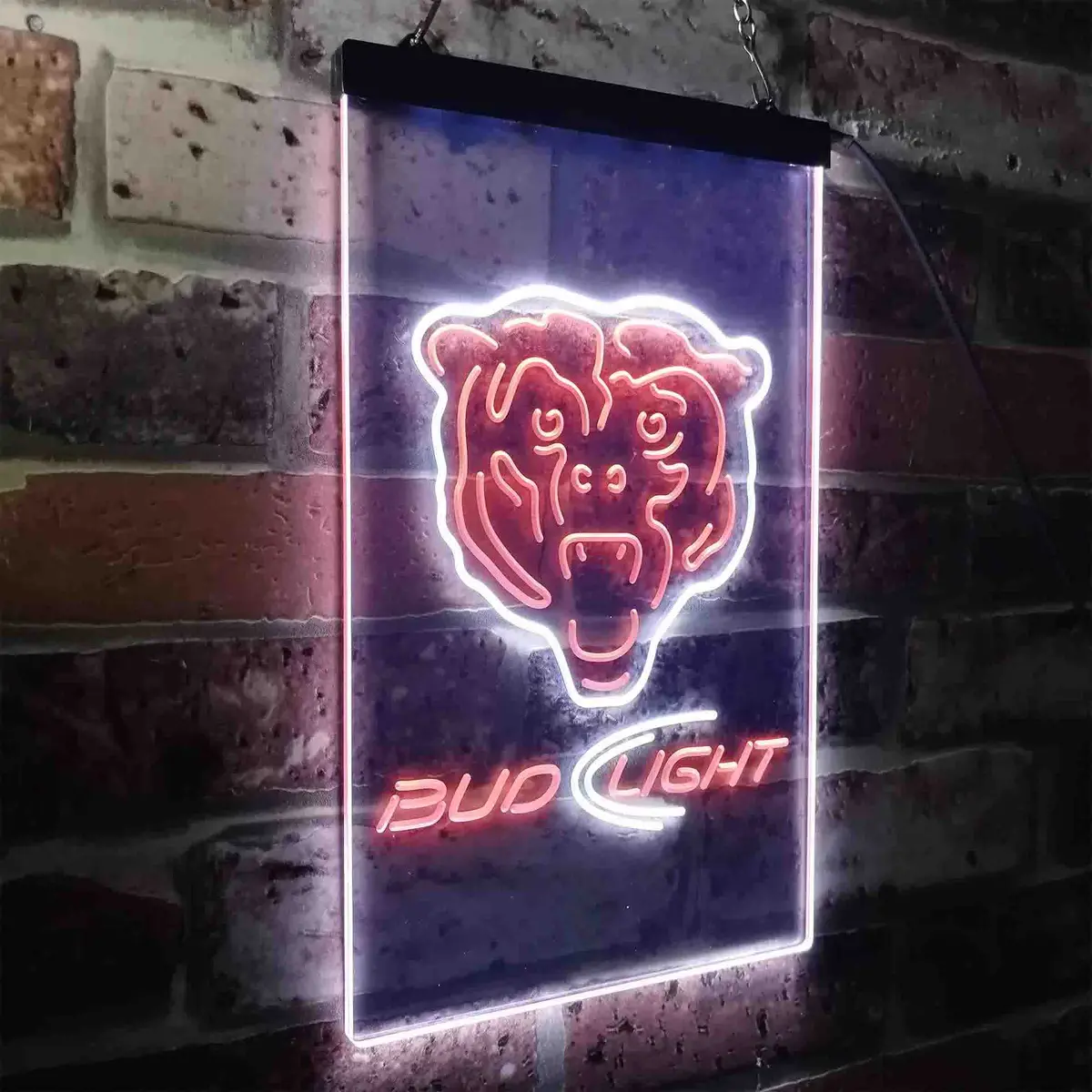 Chicago Bears Bud Light Neon-Like Led Sign 17