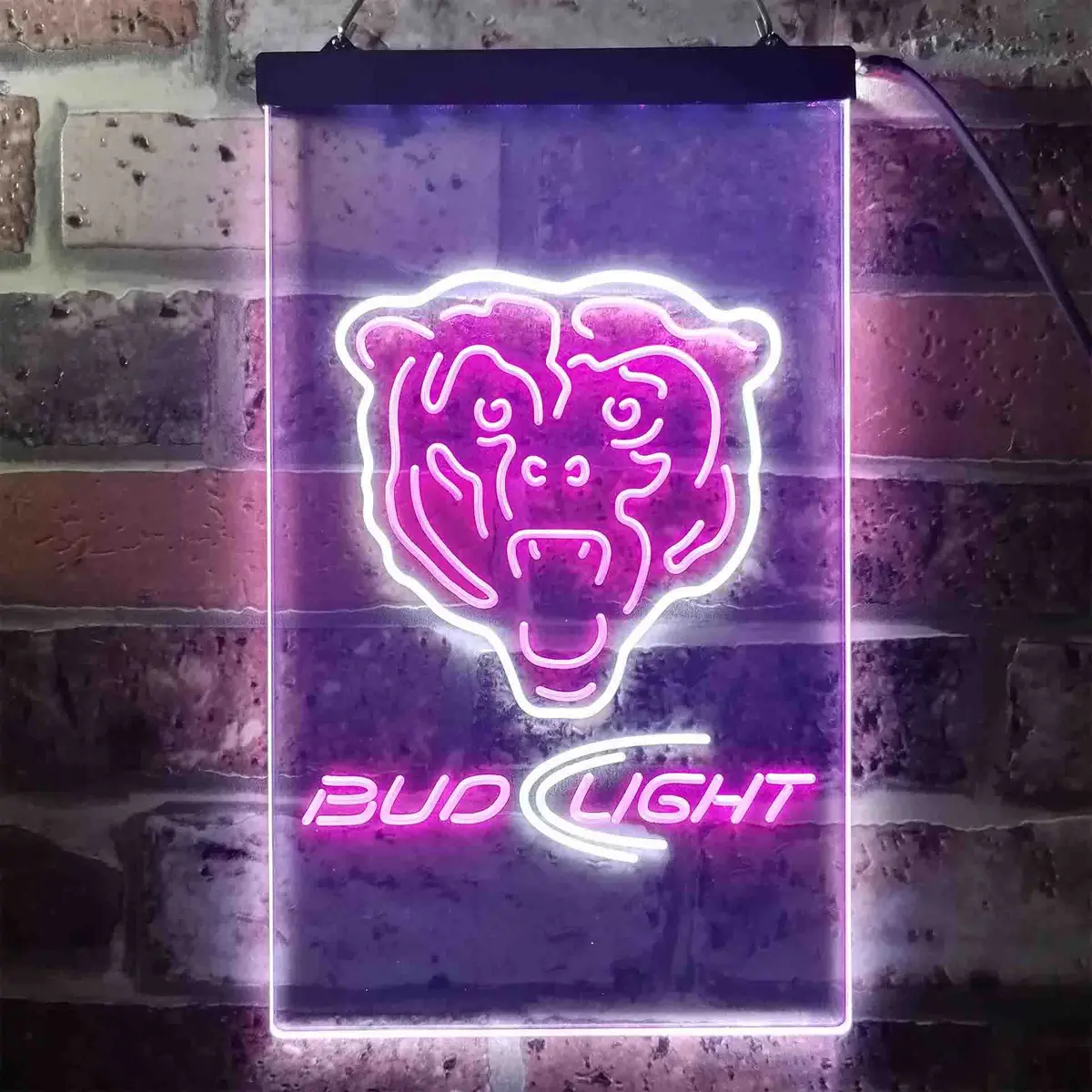 Chicago Bears Bud Light Neon-Like Led Sign 13