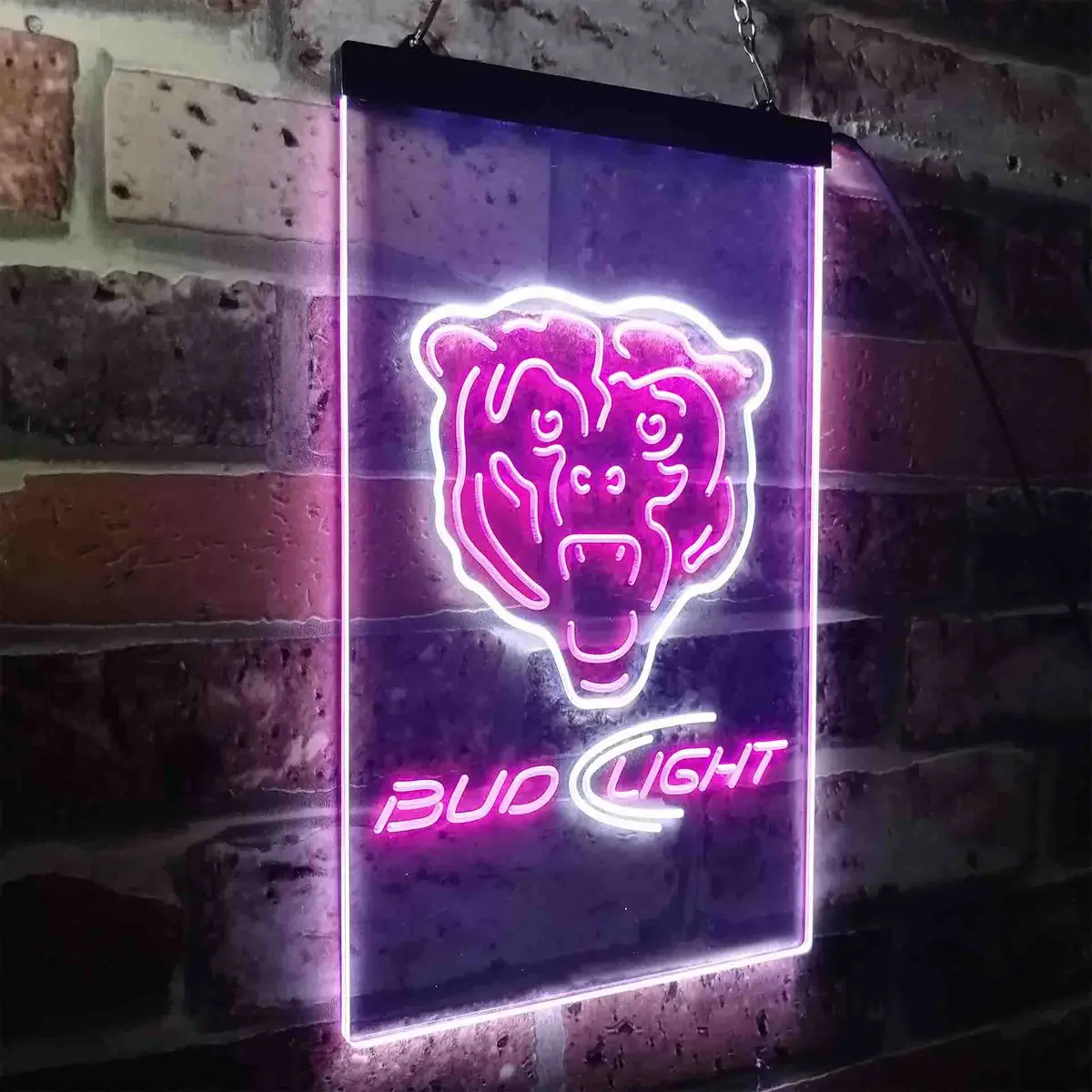 Chicago Bears Bud Light Neon-Like Led Sign 26