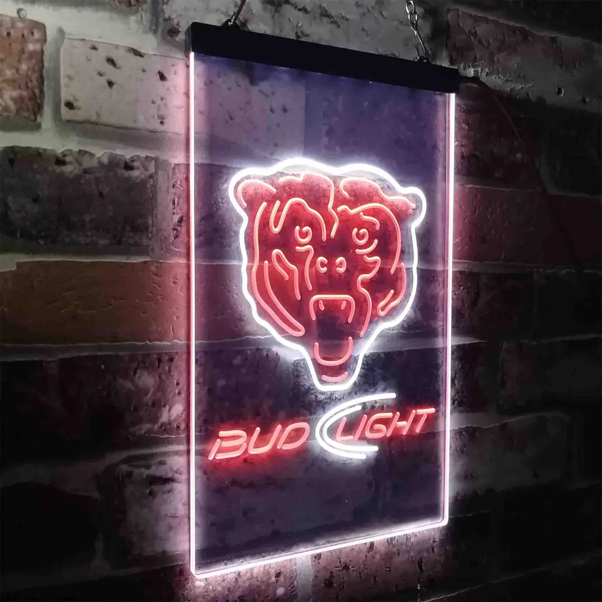 Chicago Bears Bud Light Neon-Like Led Sign 14