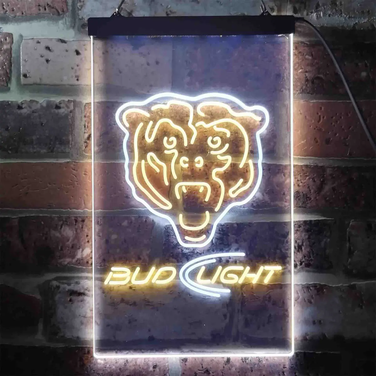 Chicago Bears Bud Light Neon-Like Led Sign 6