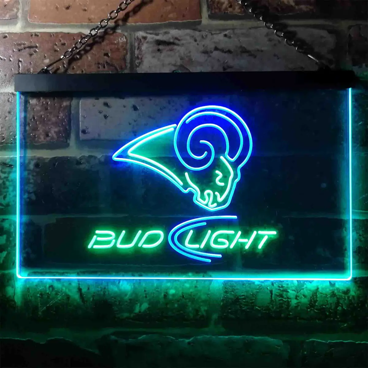 St Louis Rams Bud Light Neon-Like Led Sign 1