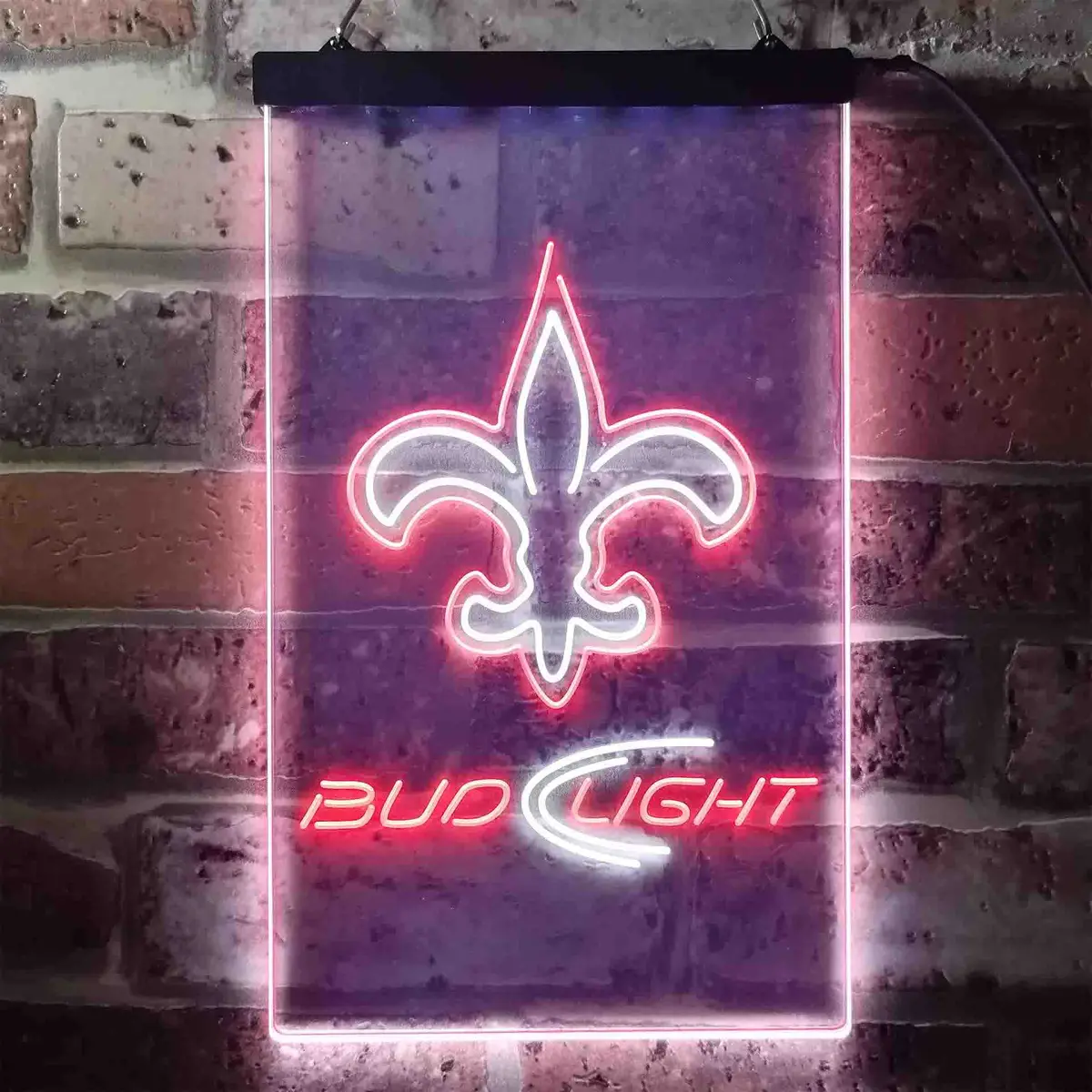 New Orleans Saints Bud Light Neon-Like Led Sign 1