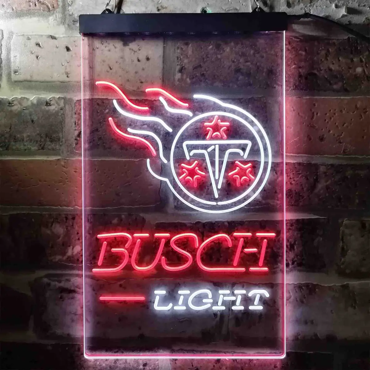 Busch Light Tennessee Titans Neon-Like Led Sign 1