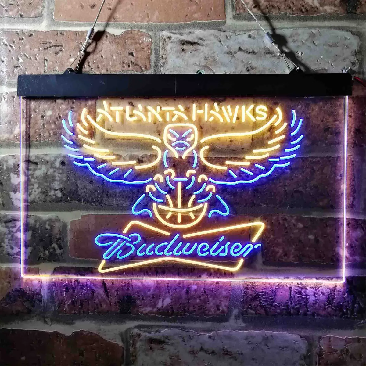 Atlanta Hawks Budweiser Neon-Like Led Sign 1