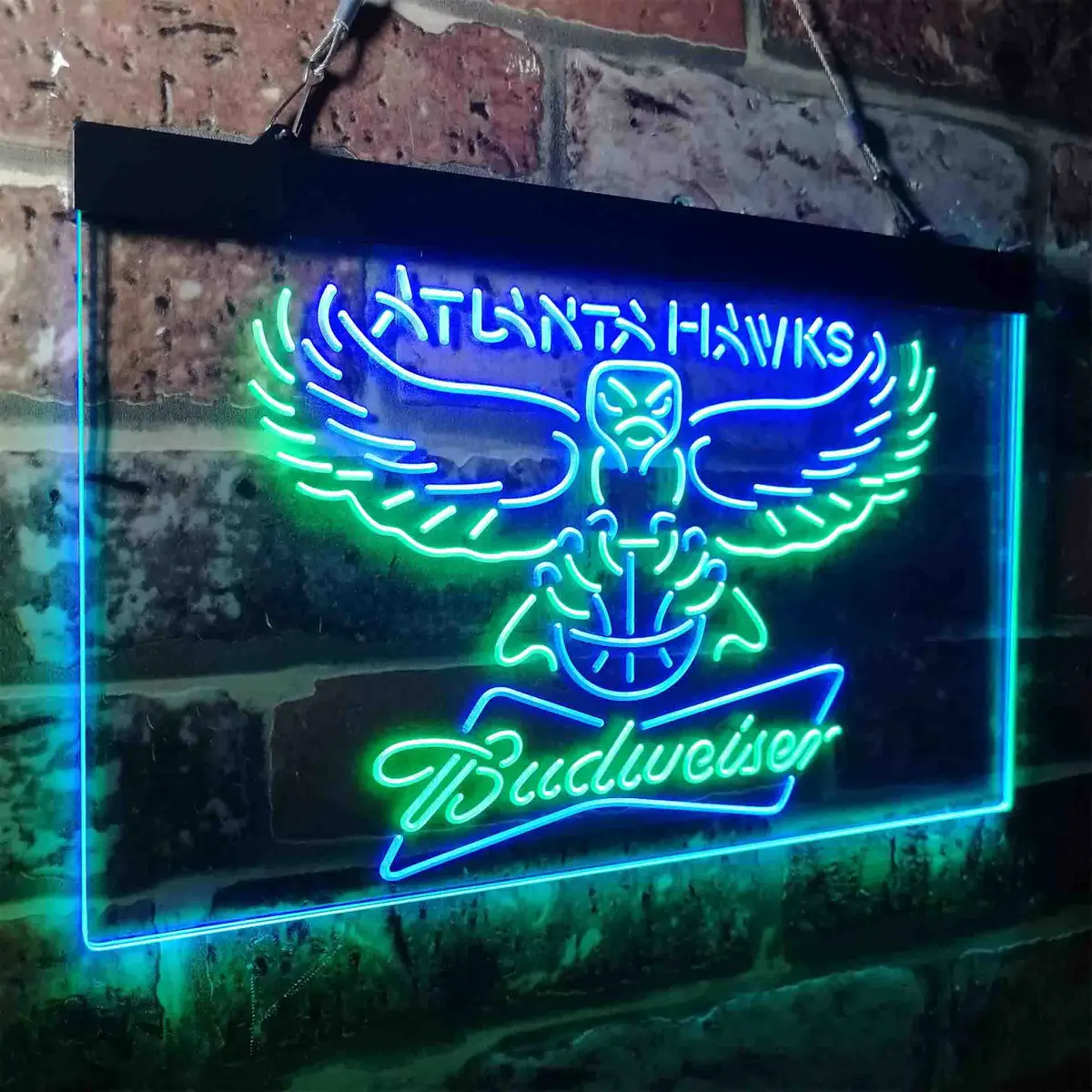 Atlanta Hawks Budweiser Neon-Like Led Sign 26