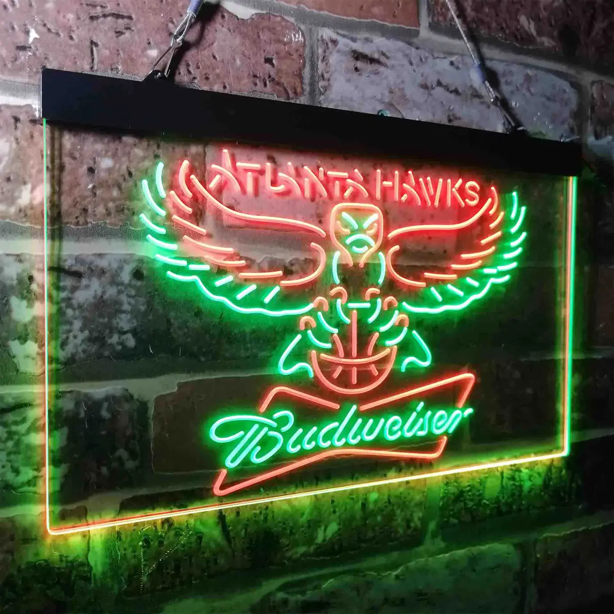 Atlanta Hawks Budweiser Neon-Like Led Sign 18