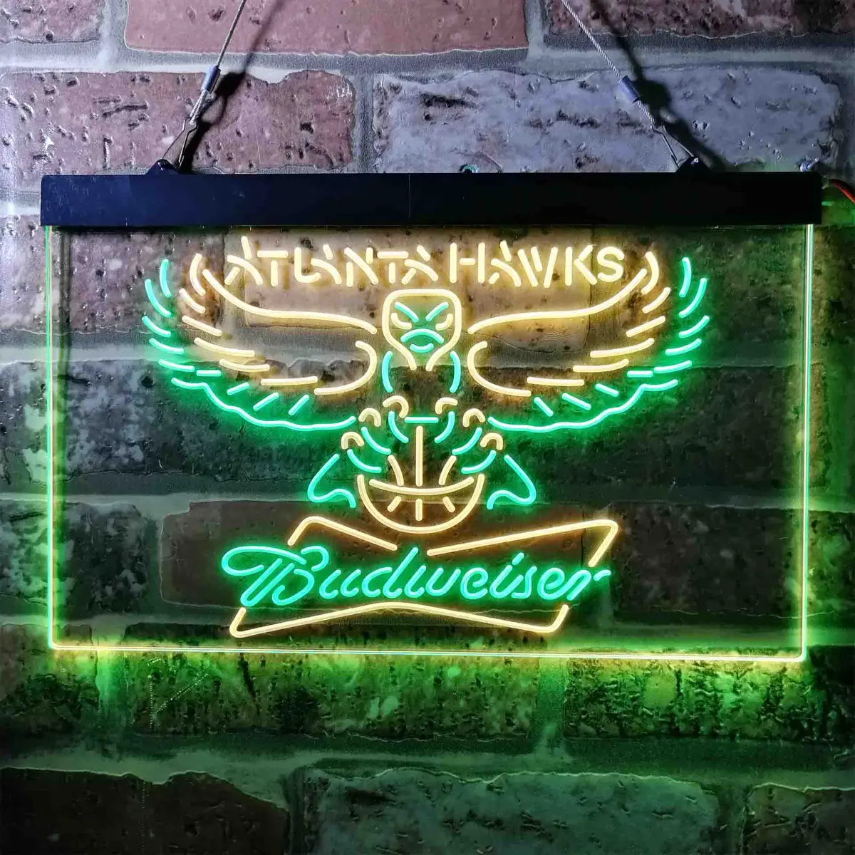 Atlanta Hawks Budweiser Neon-Like Led Sign 12