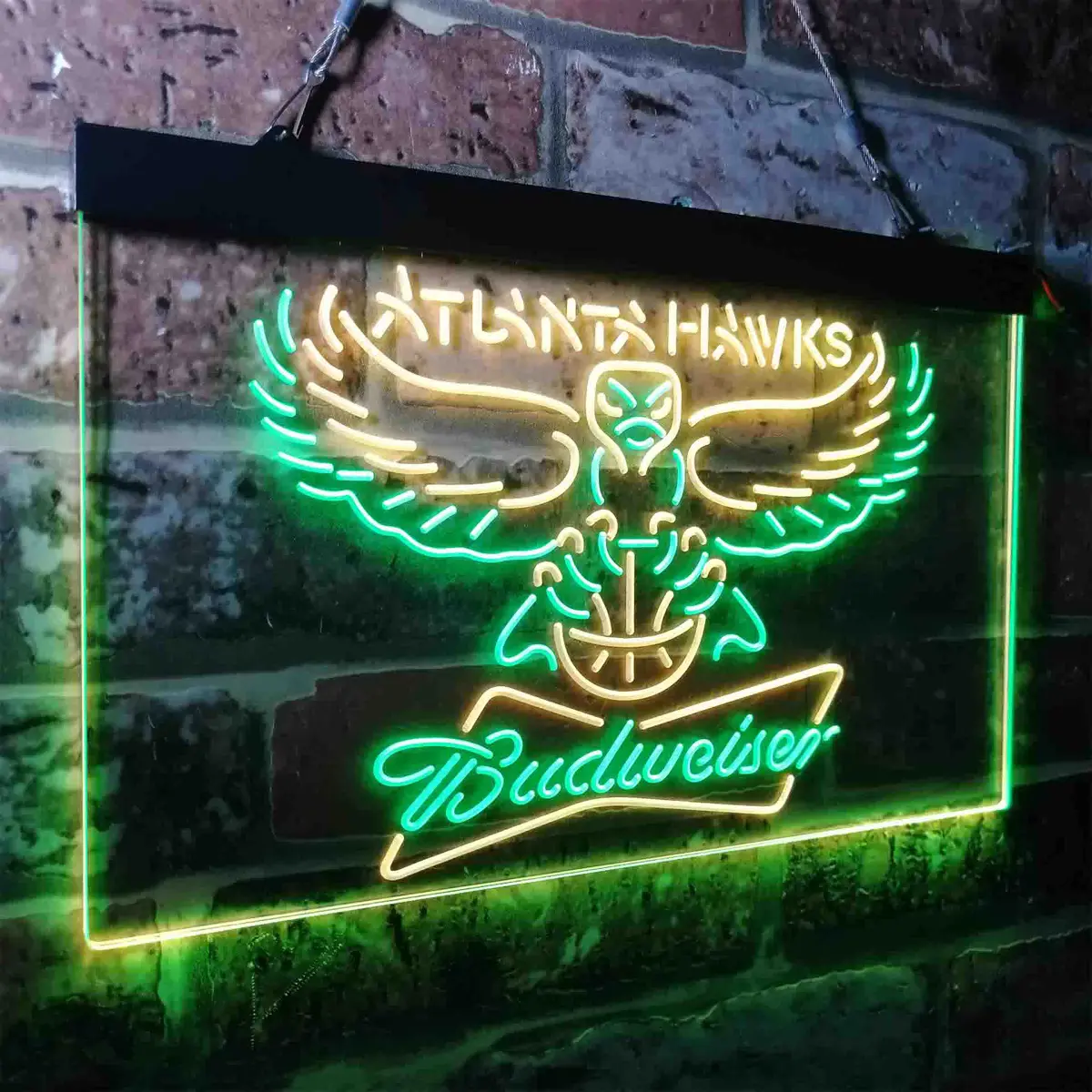 Atlanta Hawks Budweiser Neon-Like Led Sign 25