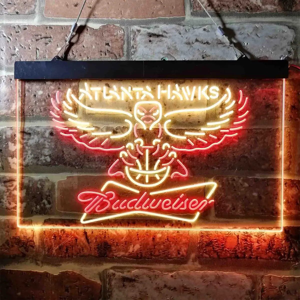 Atlanta Hawks Budweiser Neon-Like Led Sign 6