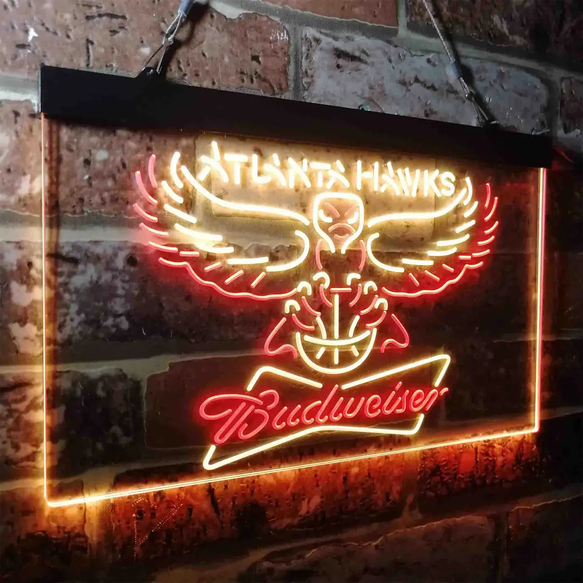 Atlanta Hawks Budweiser Neon-Like Led Sign 19