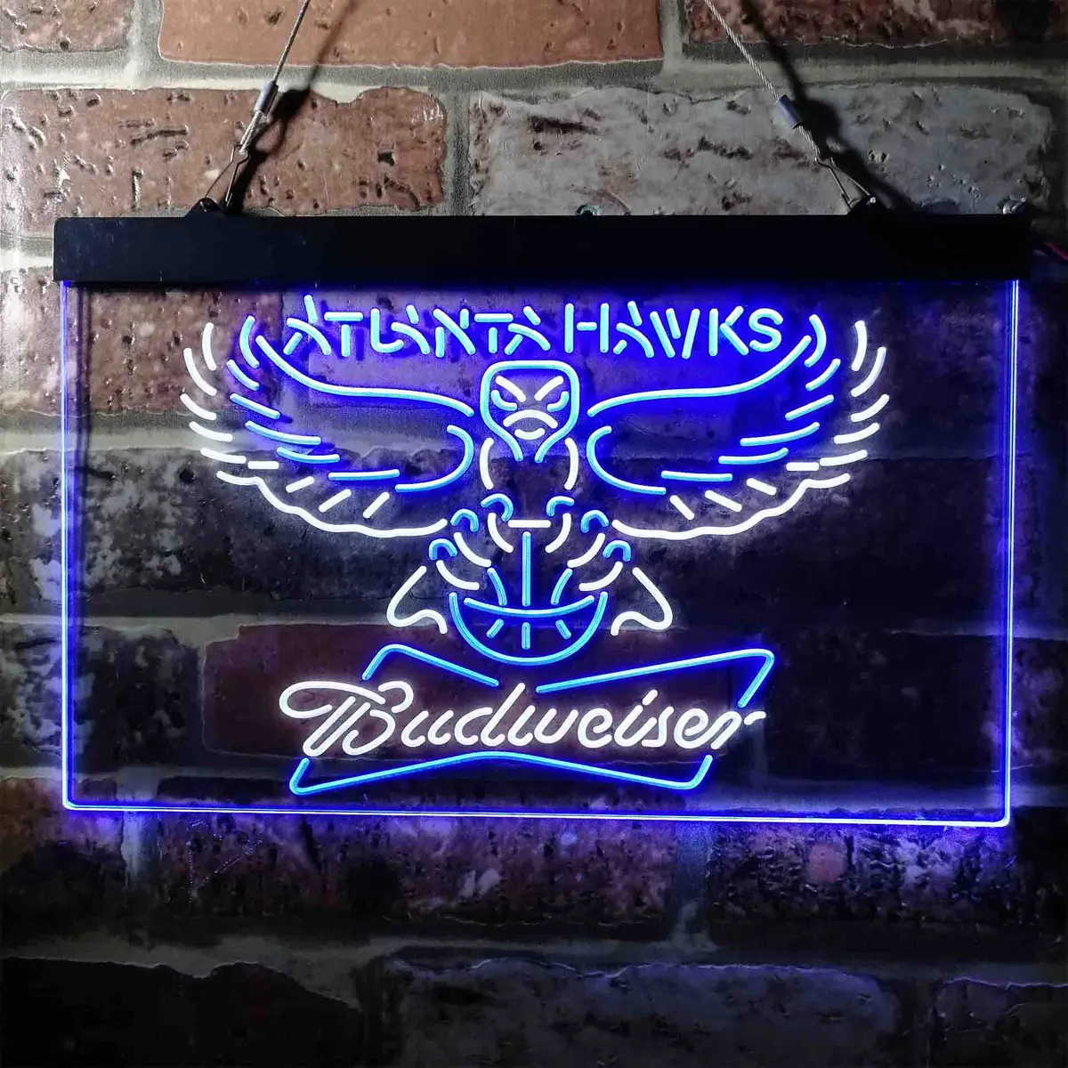 Atlanta Hawks Budweiser Neon-Like Led Sign 2
