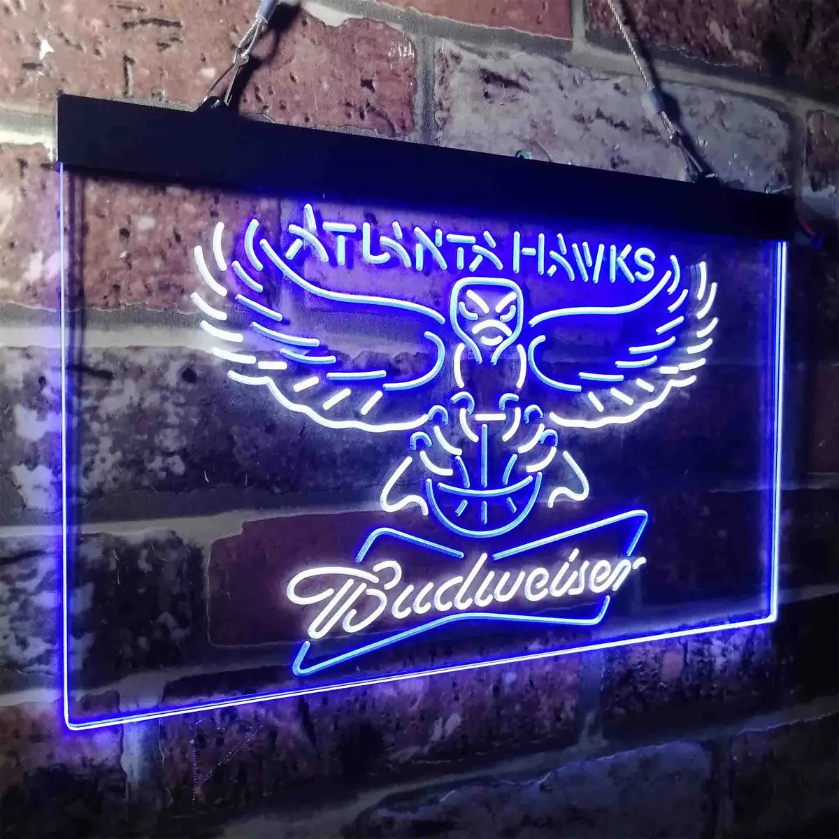 Atlanta Hawks Budweiser Neon-Like Led Sign 15