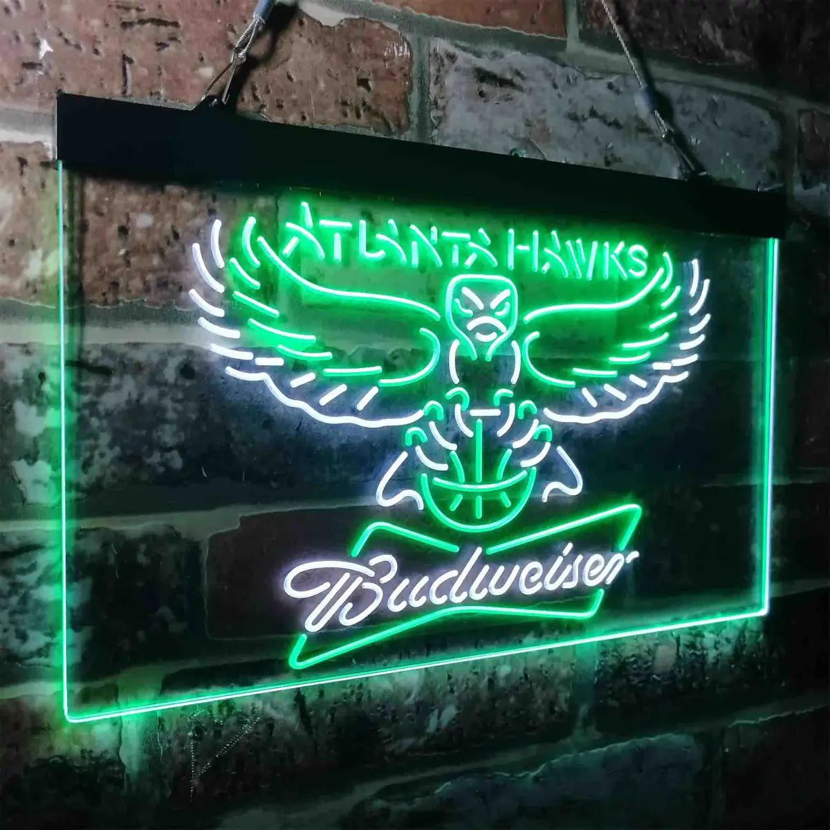Atlanta Hawks Budweiser Neon-Like Led Sign 23