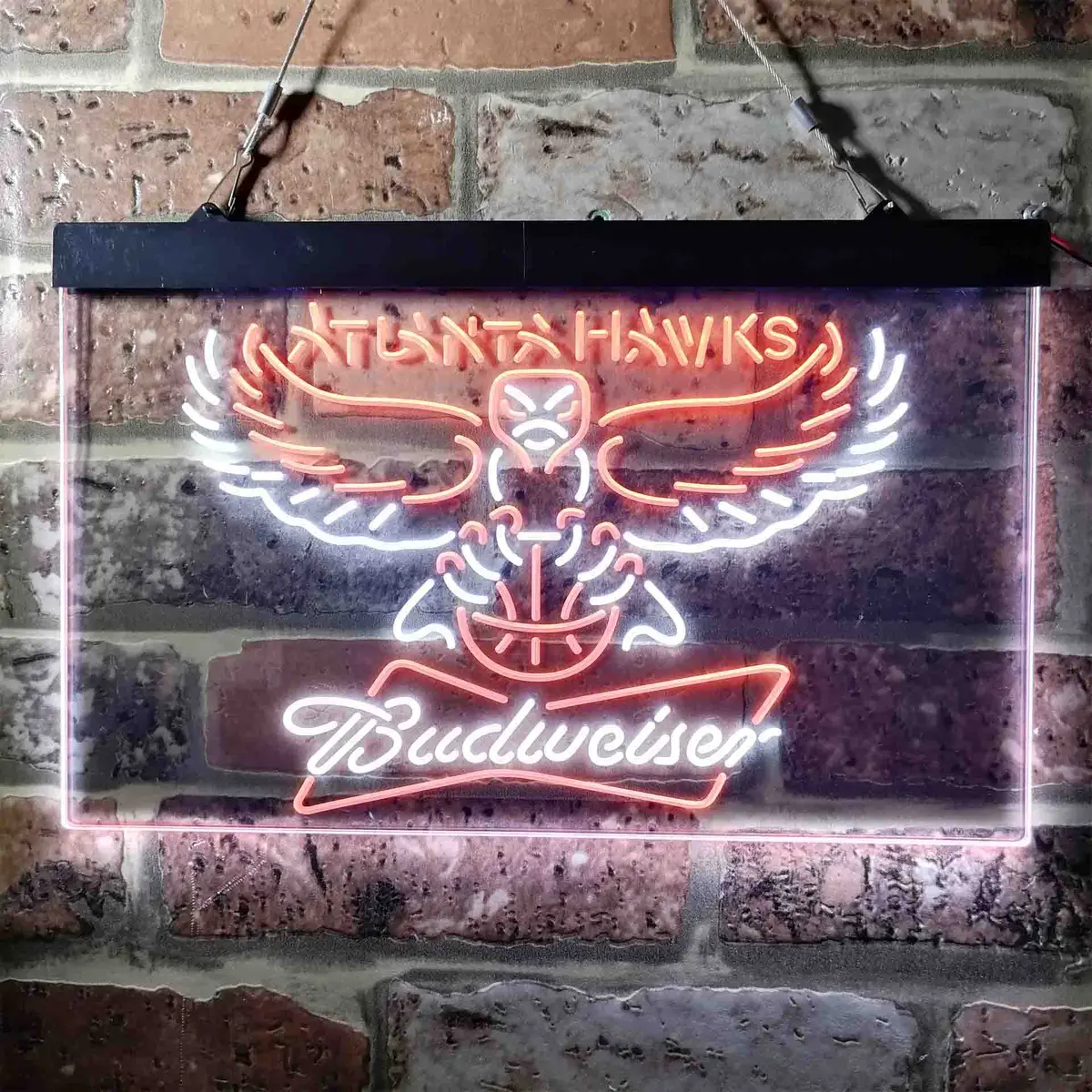 Atlanta Hawks Budweiser Neon-Like Led Sign 11