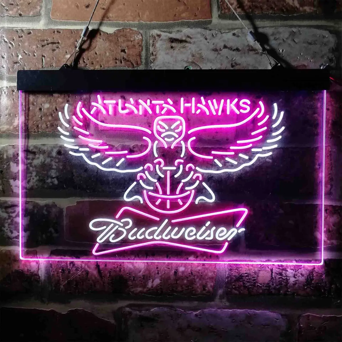 Atlanta Hawks Budweiser Neon-Like Led Sign 7