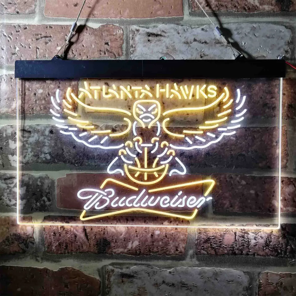 Atlanta Hawks Budweiser Neon-Like Led Sign 4