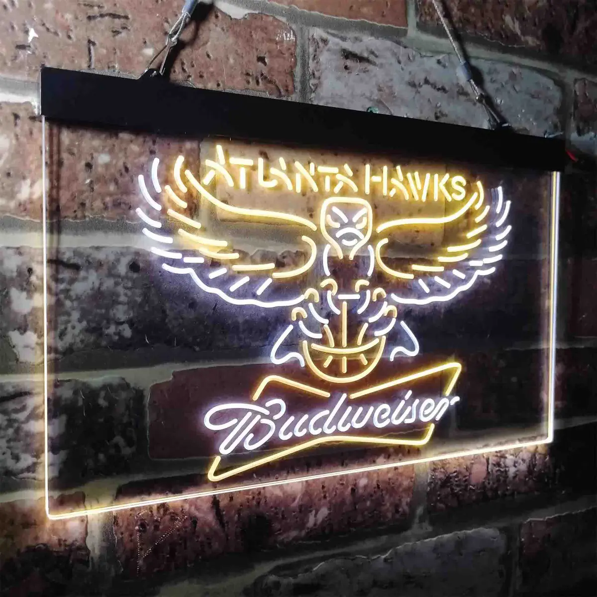 Atlanta Hawks Budweiser Neon-Like Led Sign 17