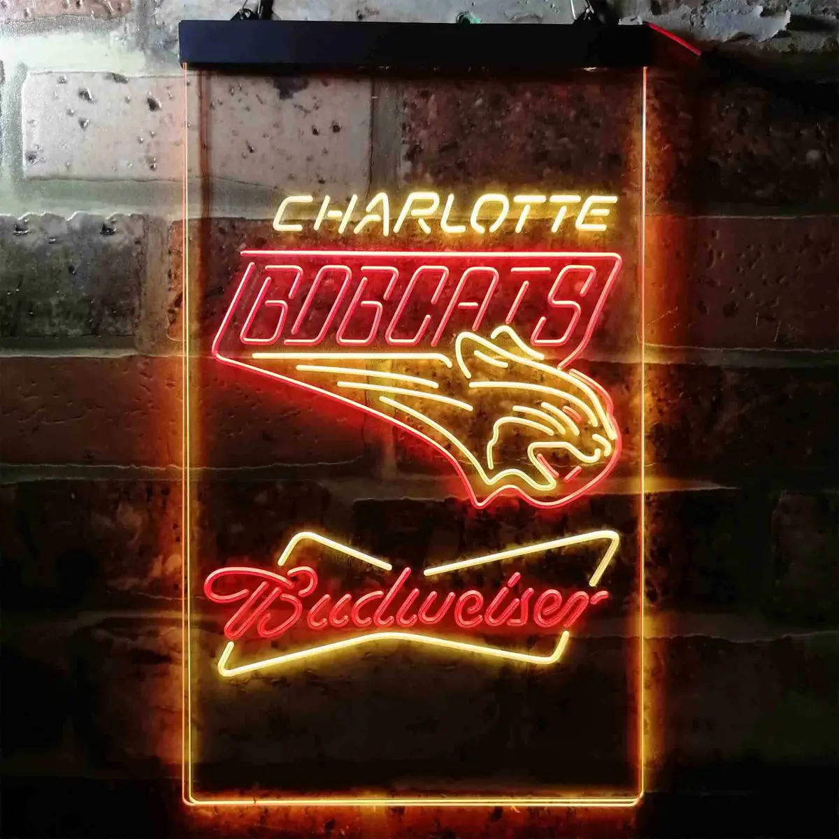 Charlotte Bobcats Budweiser Neon-Like Led Sign 1