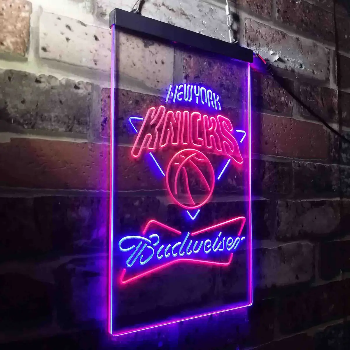 New York Knicks Budweiser Neon-Like Led Sign 25