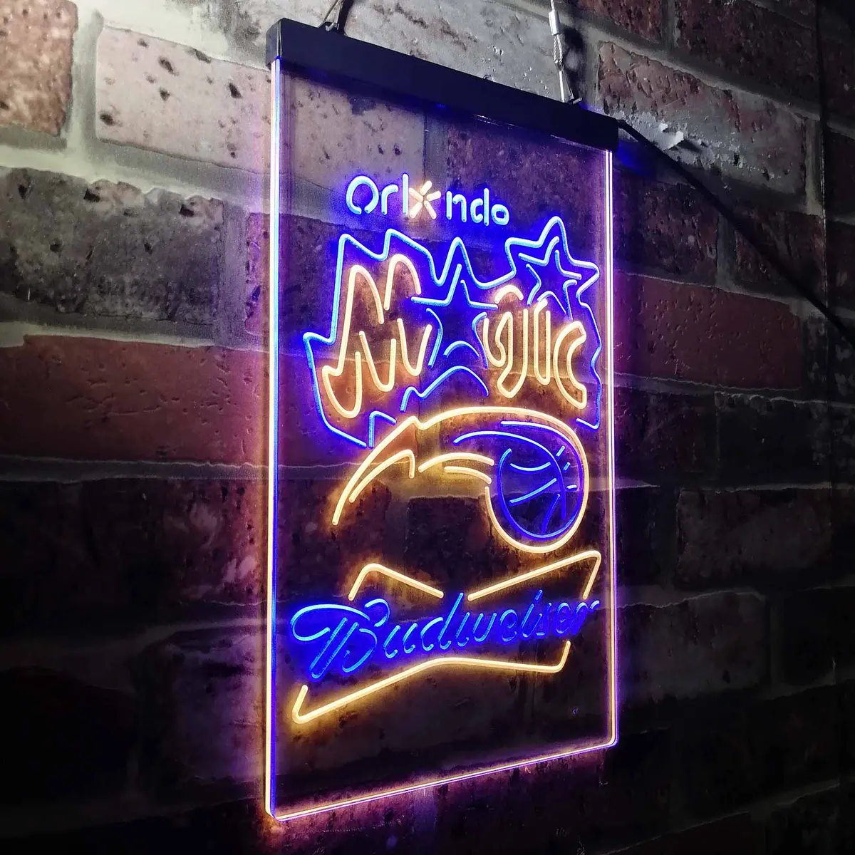 Orlando Magic Budweiser Neon-Like Led Sign 21
