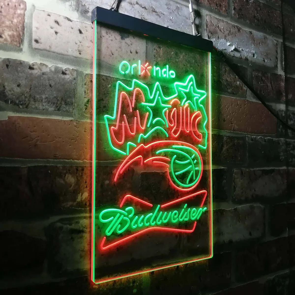 Orlando Magic Budweiser Neon-Like Led Sign 25