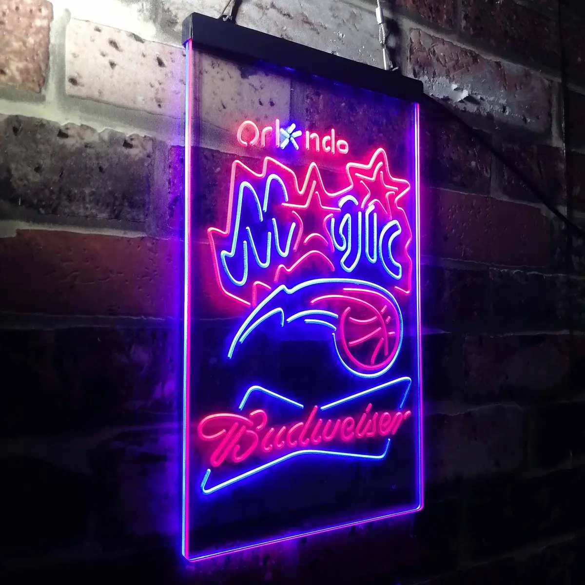 Orlando Magic Budweiser Neon-Like Led Sign 26