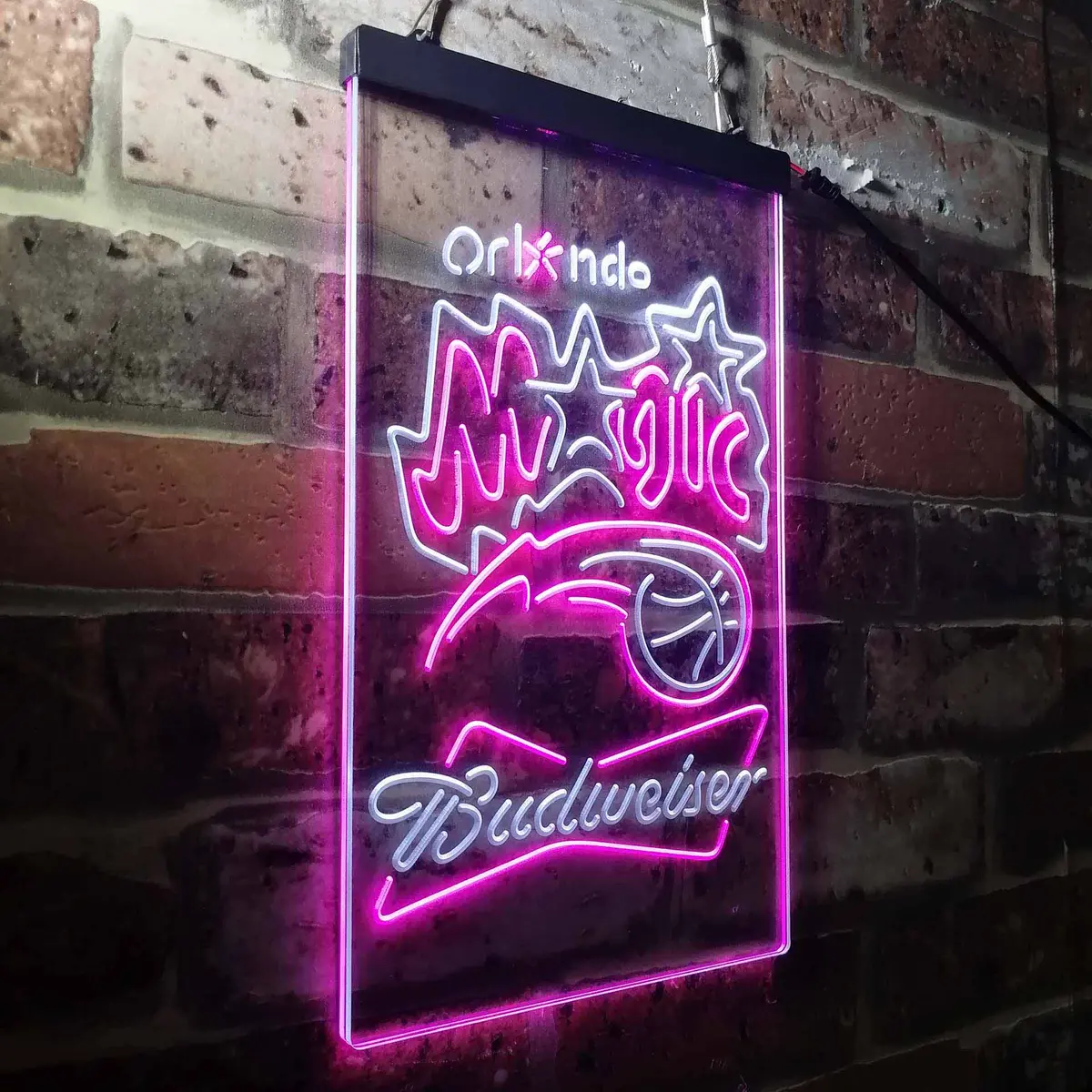 Orlando Magic Budweiser Neon-Like Led Sign 23