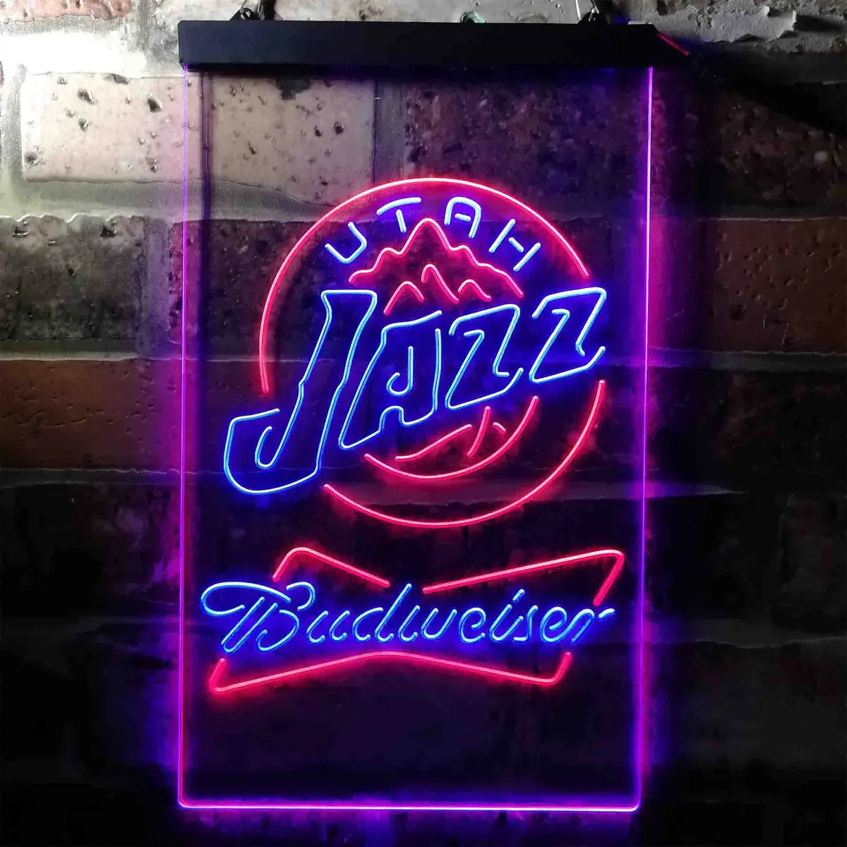 Utah Jazz Budweiser Neon-Like Led Sign 5