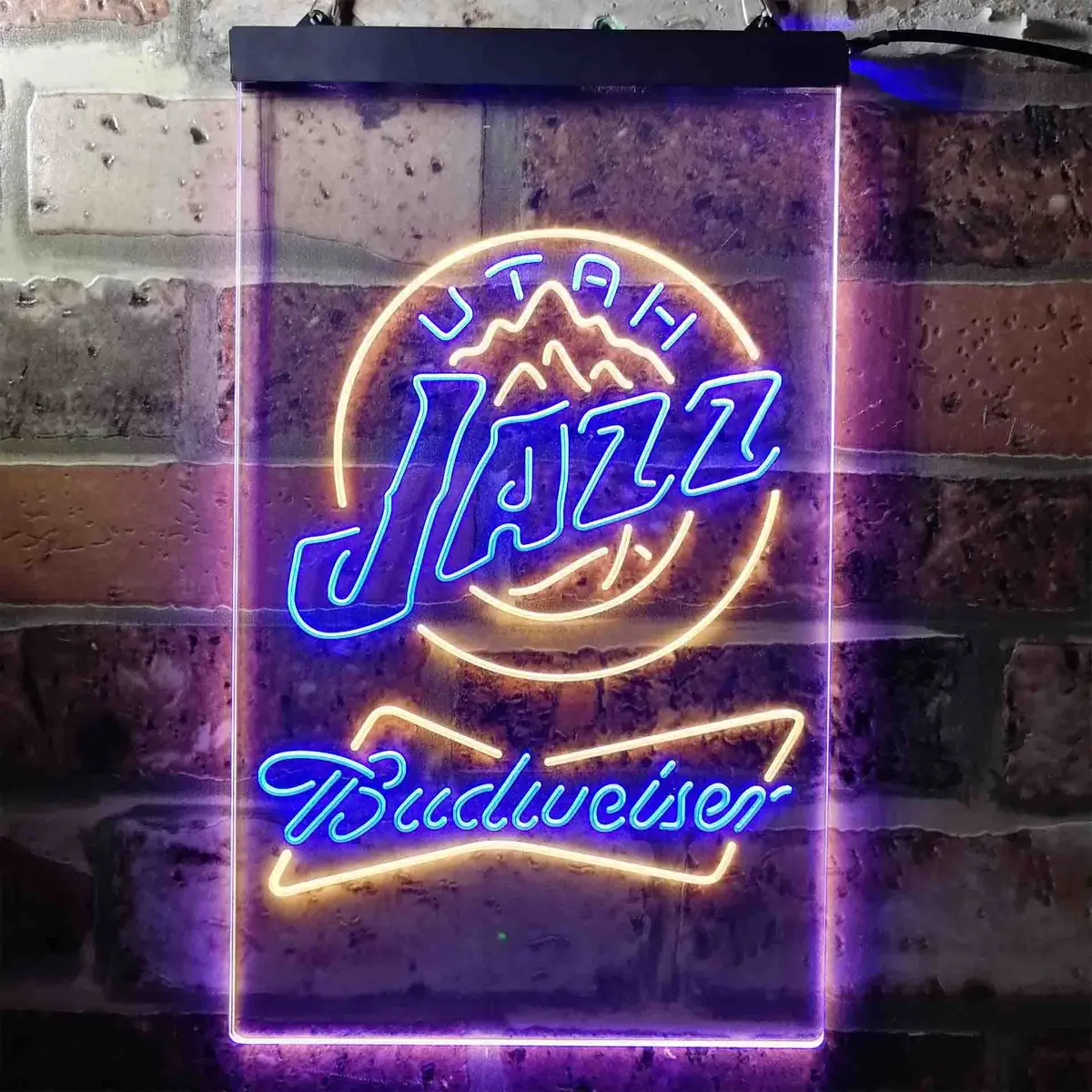 Utah Jazz Budweiser Neon-Like Led Sign 2