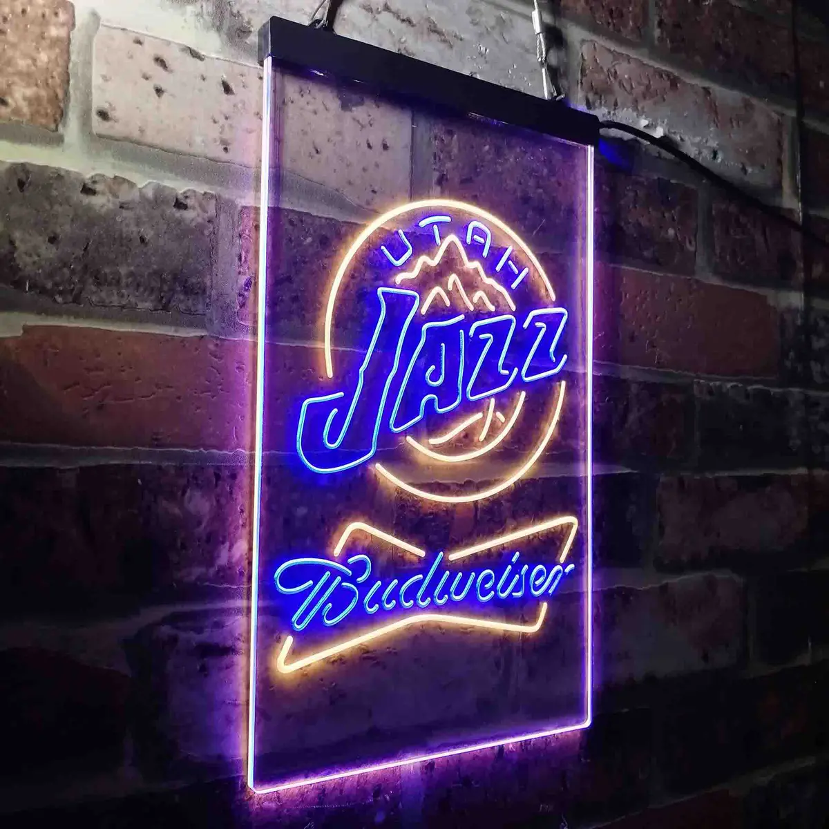 Utah Jazz Budweiser Neon-Like Led Sign 15