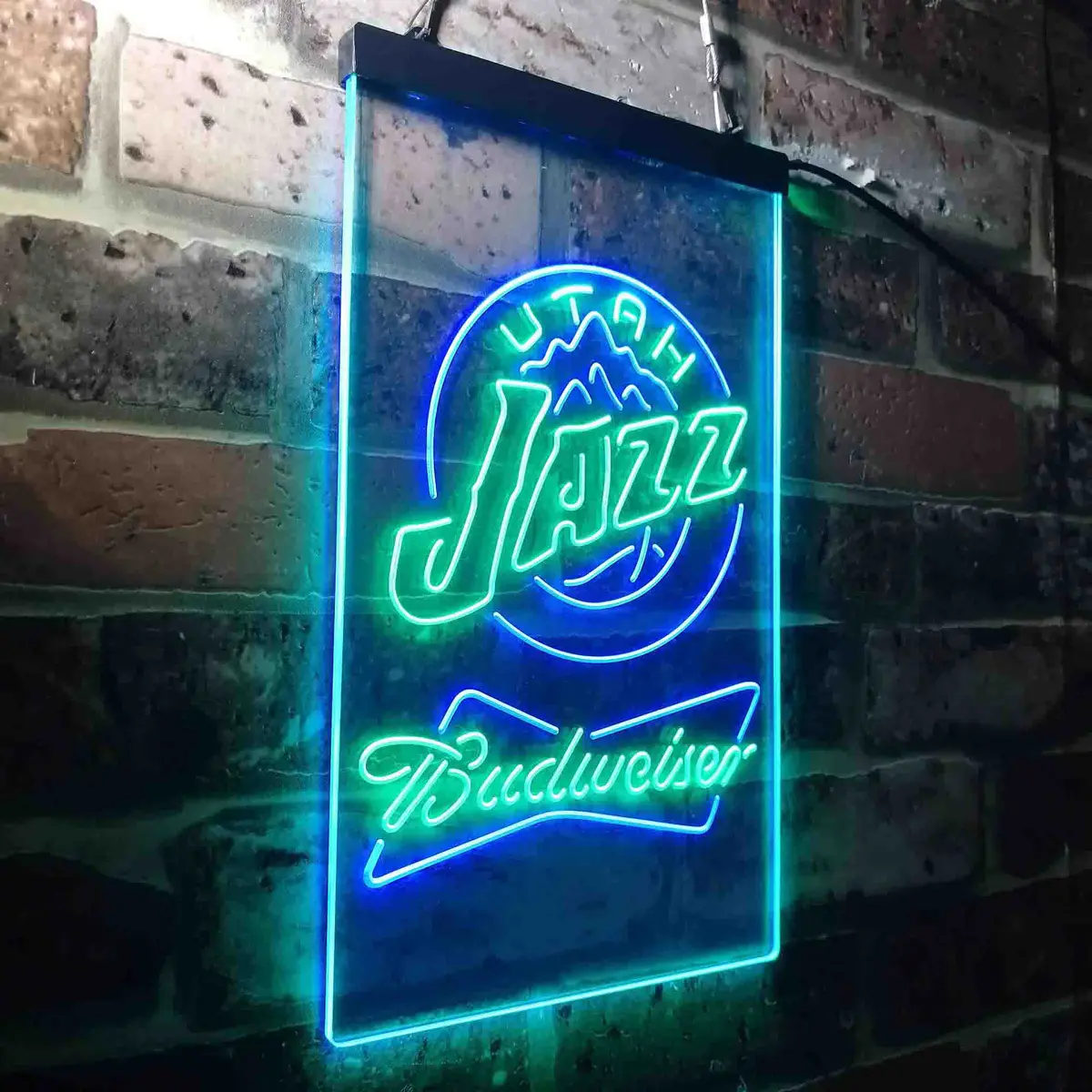 Utah Jazz Budweiser Neon-Like Led Sign 26