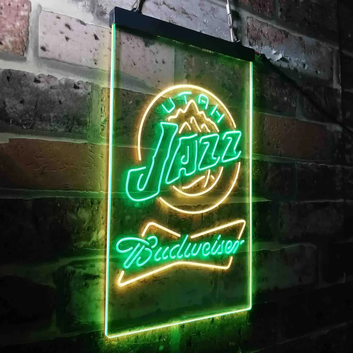 Utah Jazz Budweiser Neon-Like Led Sign 23
