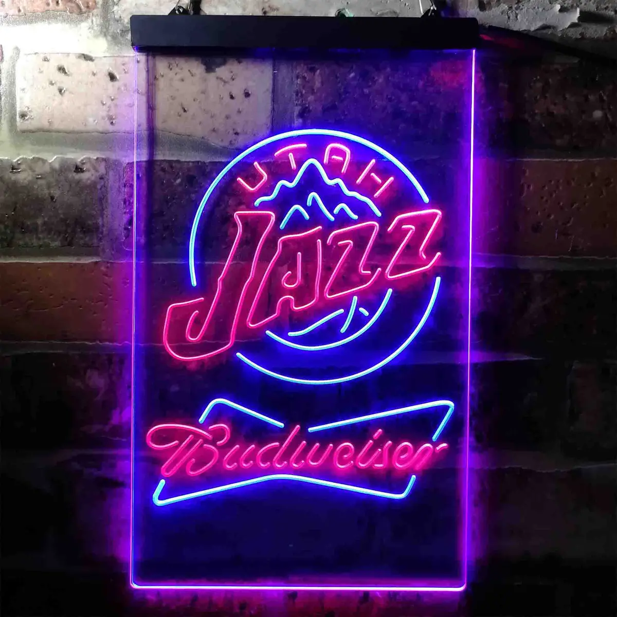 Utah Jazz Budweiser Neon-Like Led Sign 7