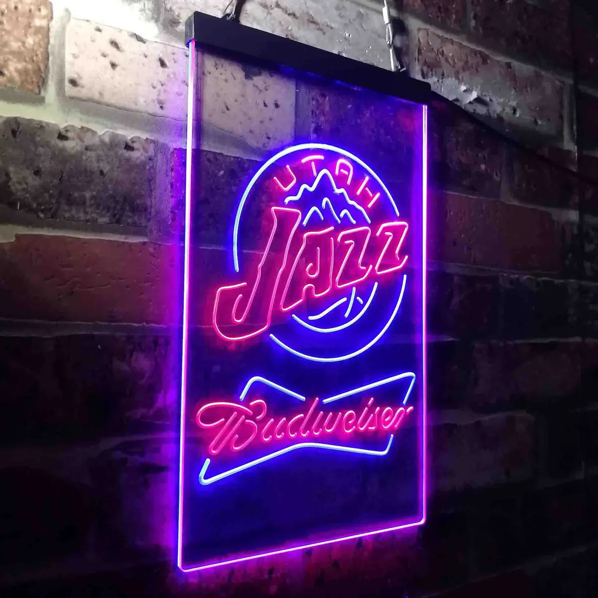 Utah Jazz Budweiser Neon-Like Led Sign 20