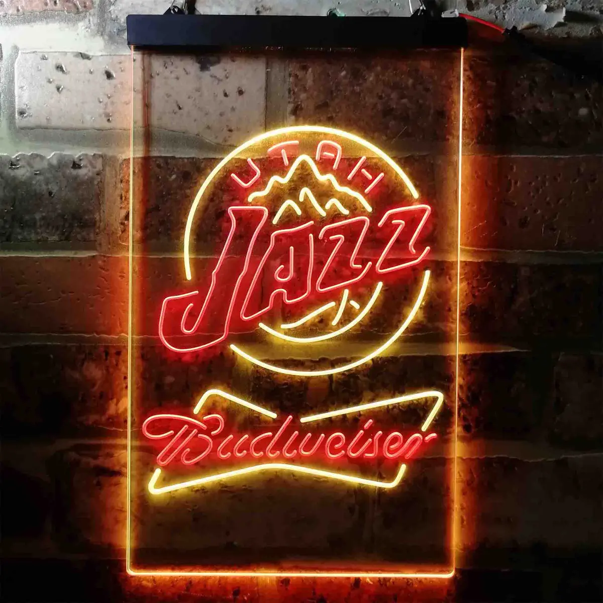 Utah Jazz Budweiser Neon-Like Led Sign 4