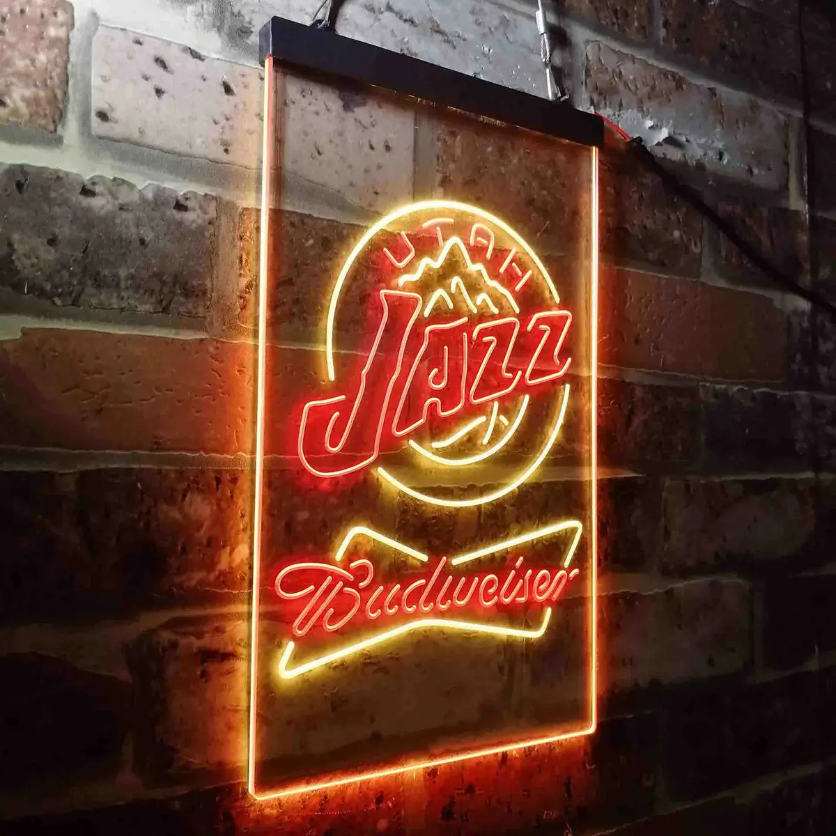 Utah Jazz Budweiser Neon-Like Led Sign 17
