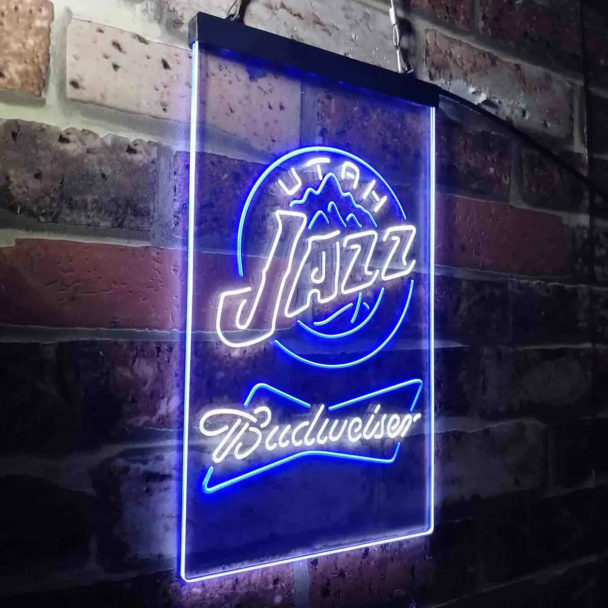 Utah Jazz Budweiser Neon-Like Led Sign 16