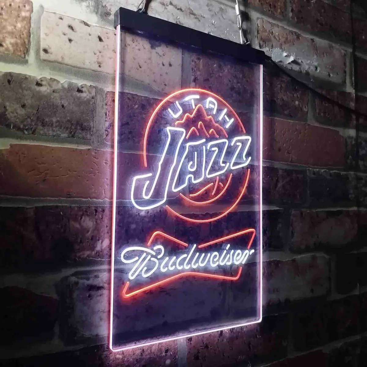 Utah Jazz Budweiser Neon-Like Led Sign 19