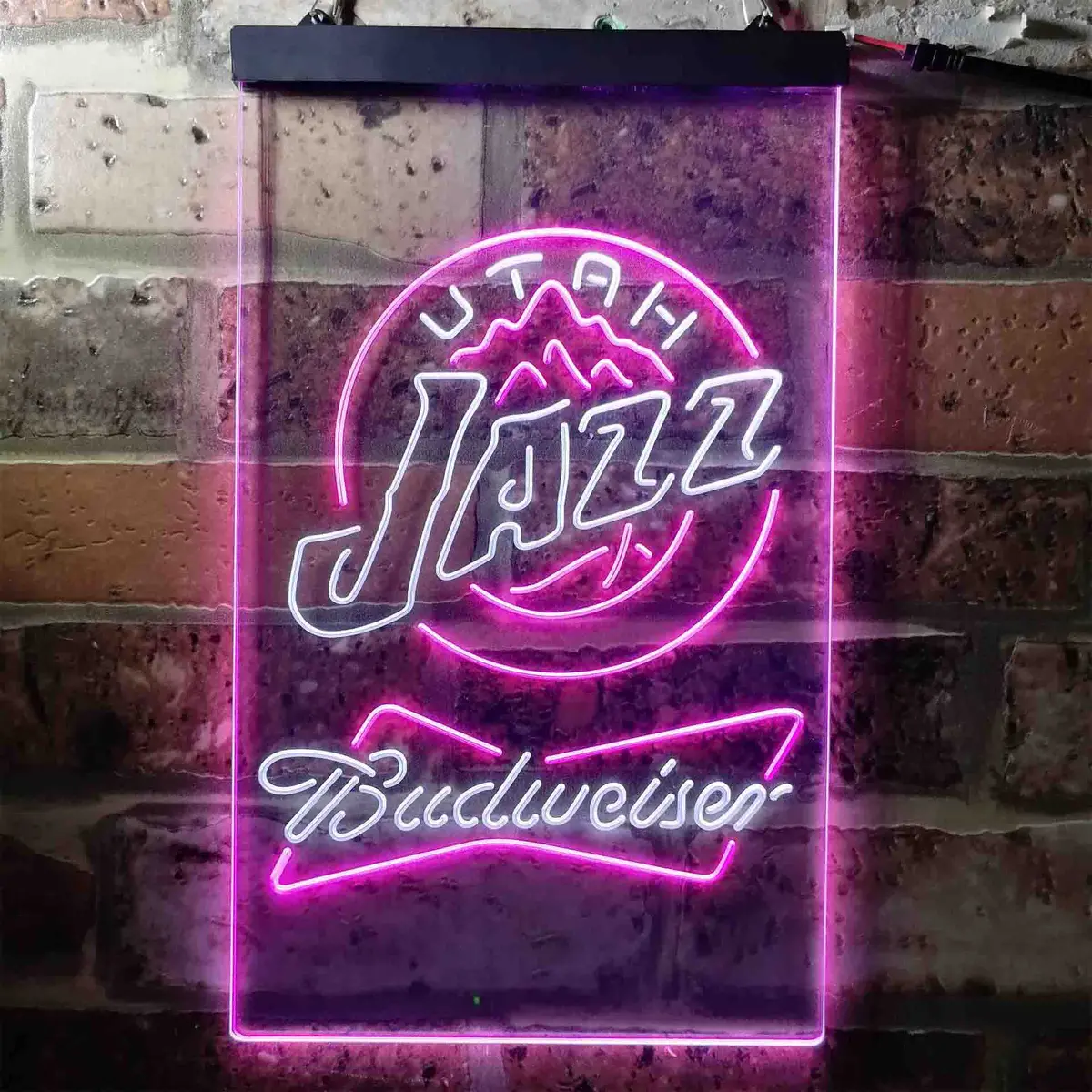 Utah Jazz Budweiser Neon-Like Led Sign 11