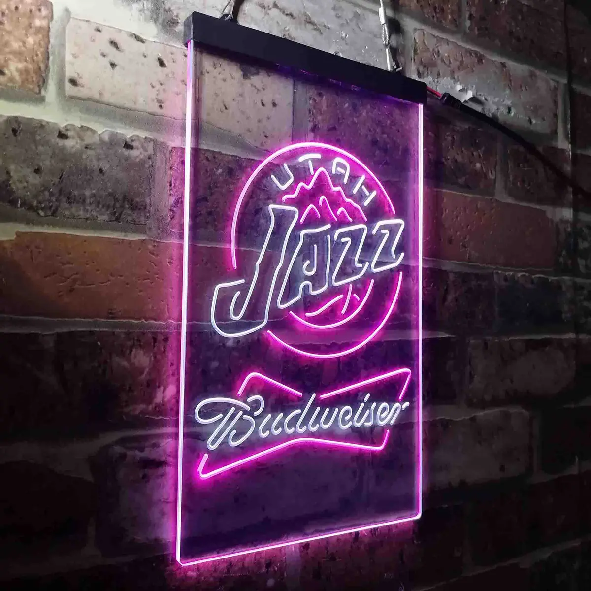 Utah Jazz Budweiser Neon-Like Led Sign 24