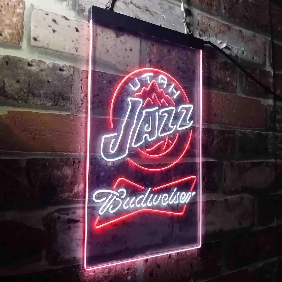 Utah Jazz Budweiser Neon-Like Led Sign 25