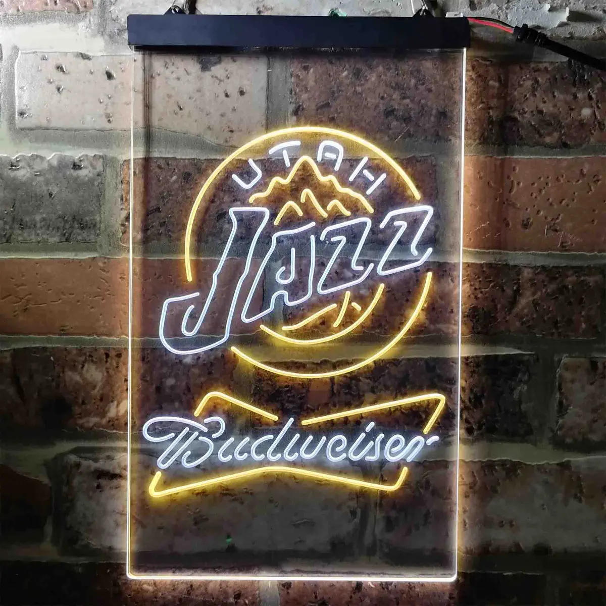 Utah Jazz Budweiser Neon-Like Led Sign 8