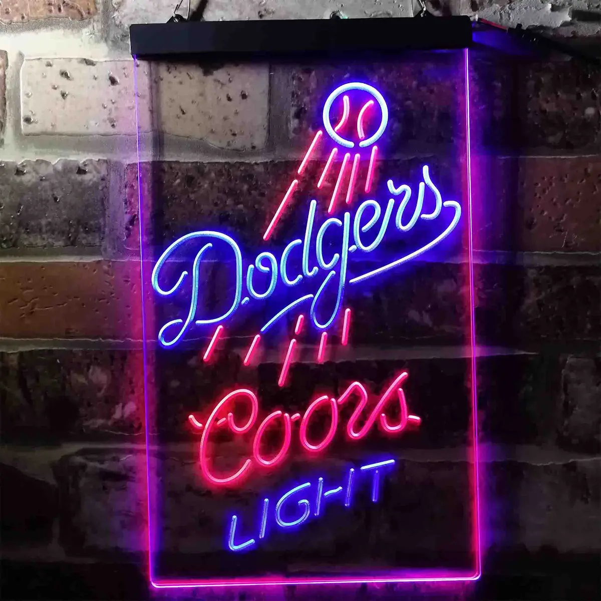 Los Angeles Dodgers Coors Light Led Neon Sign 5