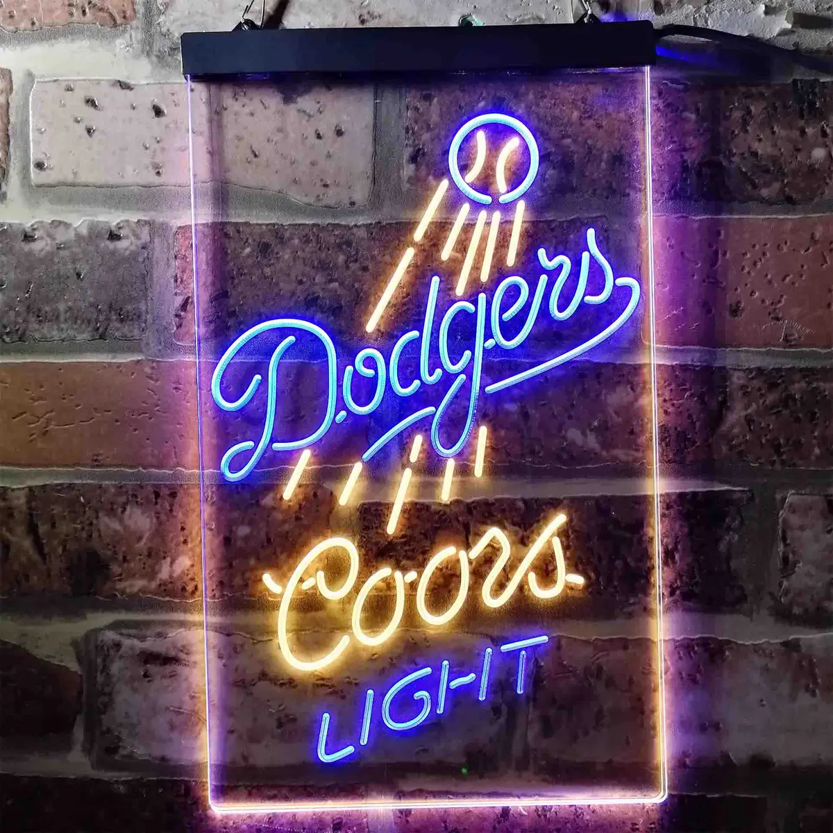 Los Angeles Dodgers Coors Light Led Neon Sign 6