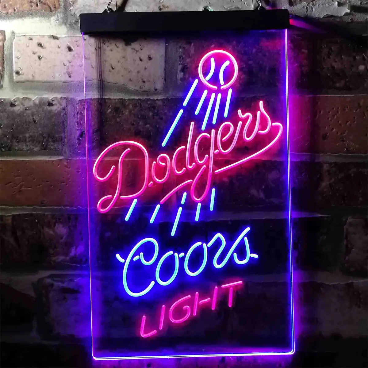 Los Angeles Dodgers Coors Light Led Neon Sign 9